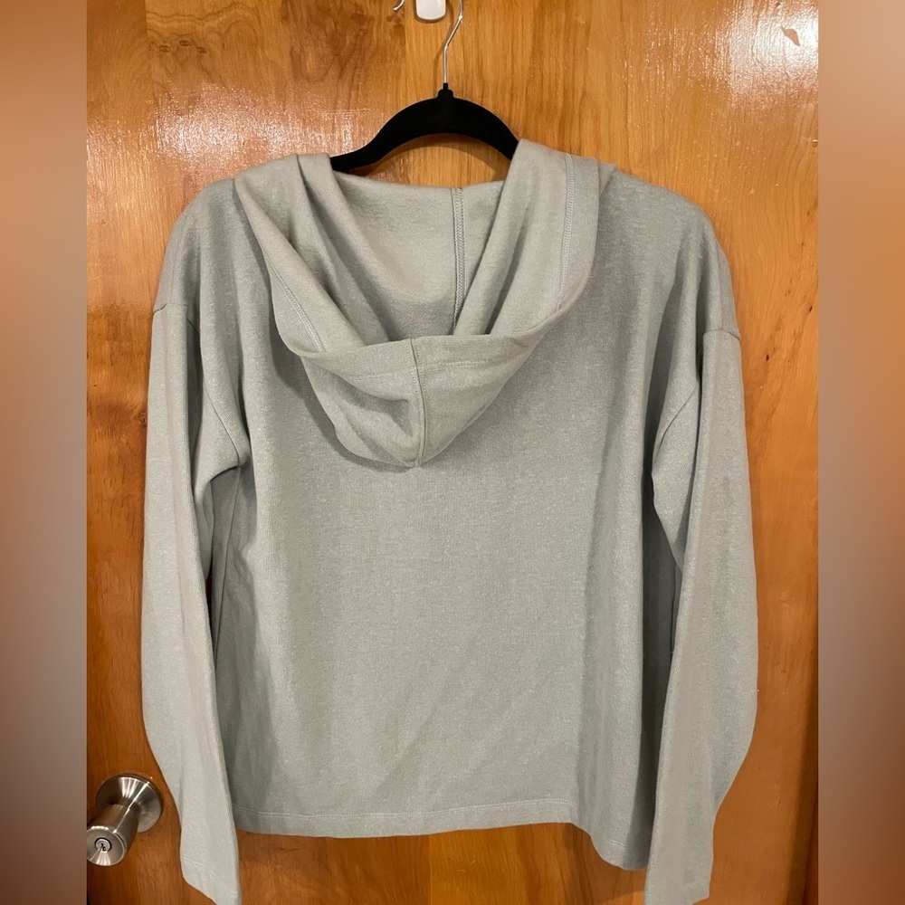NWT UpWest Hemp Fleece V-Neck Hoodie - Picture 4 of 6